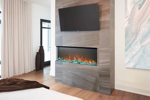TRIVISTAᴹᴰ PRIMIS 50 Three-sided built-in electric fireplaces | NEFB50H-3SV