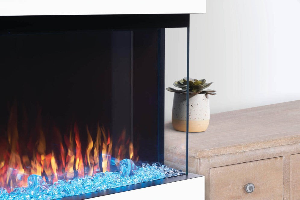 TRIVISTAᴹᴰ PRIMIS 50 Three-sided built-in electric fireplaces | NEFB50H-3SV