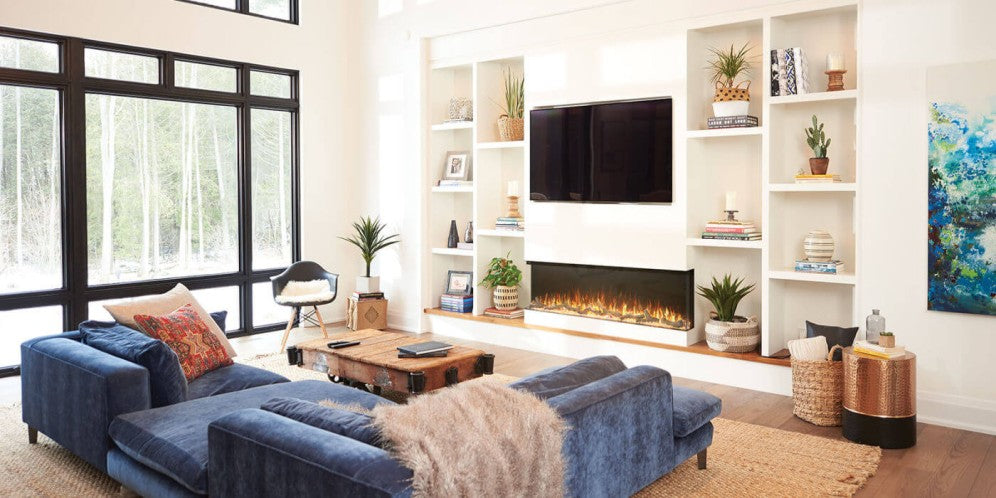 TRIVISTAᴹᴰ PRIMIS 60 Three-sided built-in electric fireplaces | NEFB60H-3SV