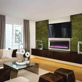 TRIVISTAᴹᴰ PICTURA 50 Three-sided built-in electric fireplaces | NEFL50H-3SV