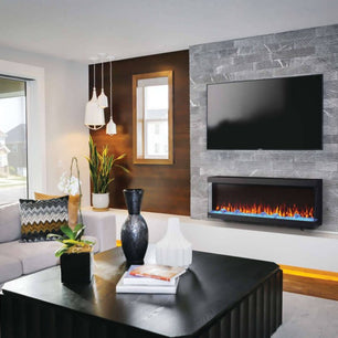 TRIVISTAᴹᴰ PICTURA 50 Three-sided built-in electric fireplaces | NEFL50H-3SV