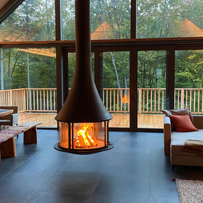 Suspended Fireplace JC Bordelet Zelia