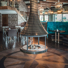 Suspended Fireplace JC Bordelet Zelia