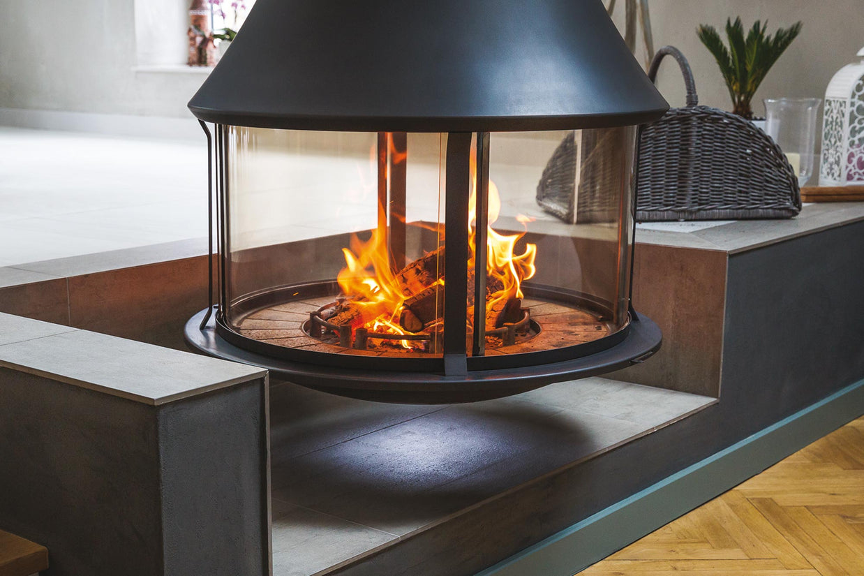 Suspended Fireplace JC Bordelet Zelia