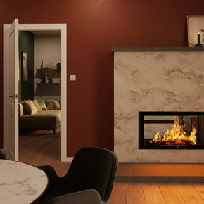Foyer au bois LUXUS® 40 Deux faces - LXST40