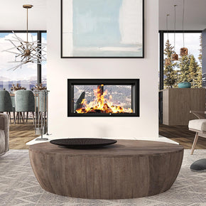 Foyer au bois LUXUS® 40 Deux faces - LXST40