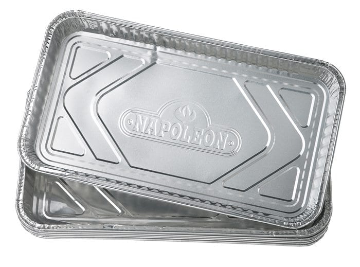 NAPOLEON LARGE GREASE DRIP TRAYS (14" X 8") - PACK OF 5