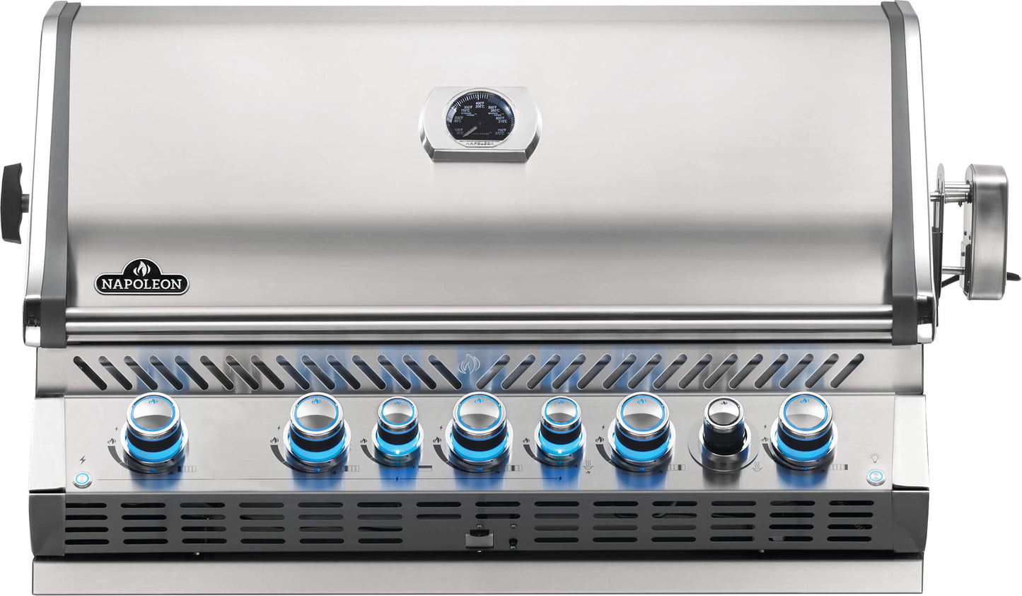 Built-in Prestige PRO™ 665 Grill Head with Infrared Rear Burner