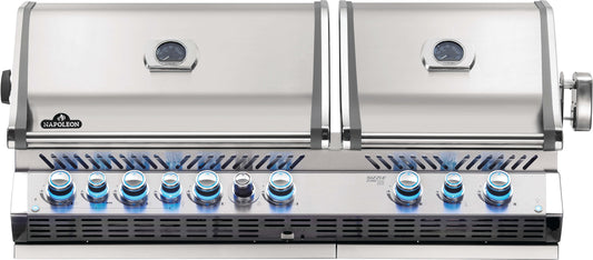 Tête de gril Prestige PRO ™ 825 intégrée avec brûleur inférieur et arrière infrarouge