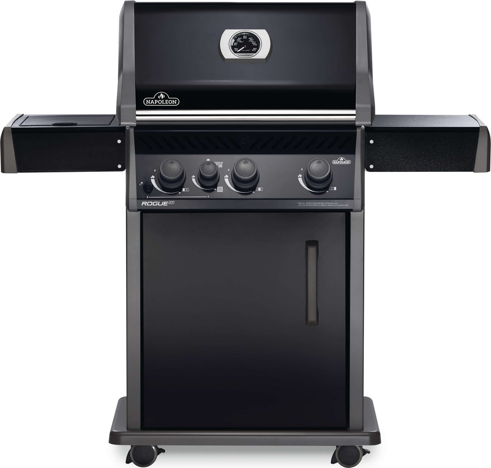 Rogue® XT 425 Gas Grill with Infrared Side Burner, Black