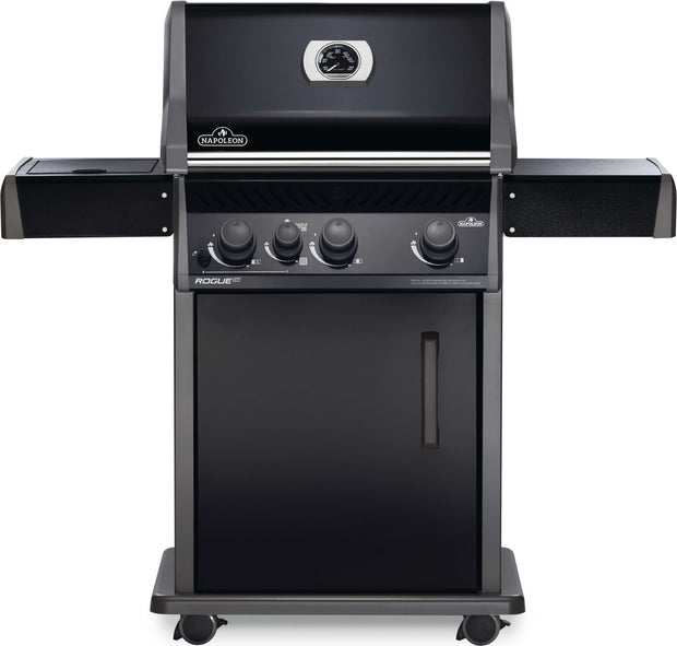 Rogue® XT 425 Barbecue à 3 brûleurs avec brûleur latéral à infrarouge, Noir
