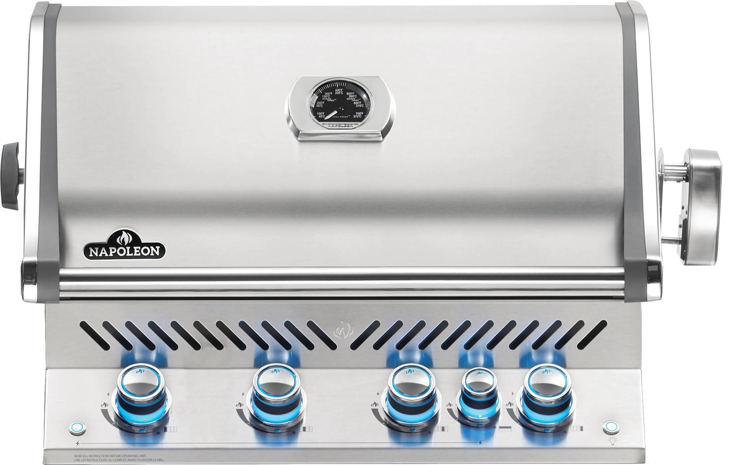 Tête de barbecue Prestige PRO ™ 500 intégrée avec brûleur arrière infrarouge