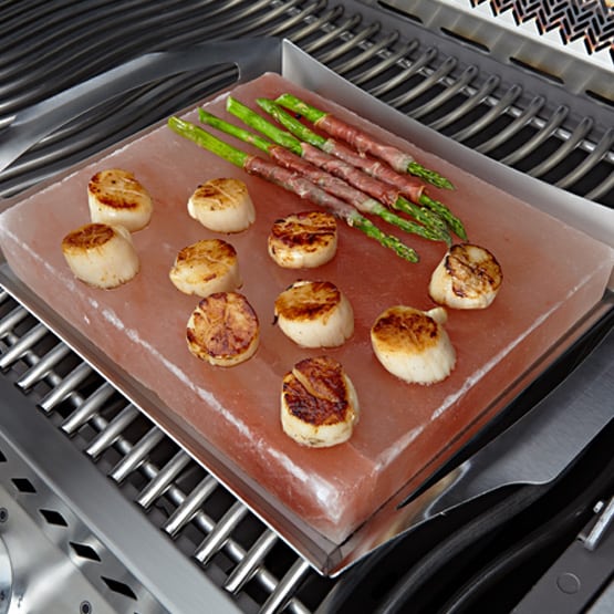 Himalayan Salt Block with PRO Grill Topper | 70025