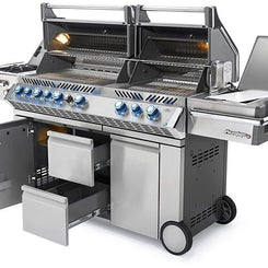 Prestige PRO™ 825 Grill with Power Side Burner and Infrared Rear & Bottom Burners