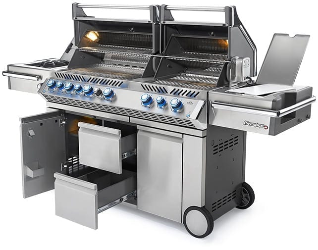 Prestige PRO™ 825 Grill with Power Side Burner and Infrared Rear & Bottom Burners